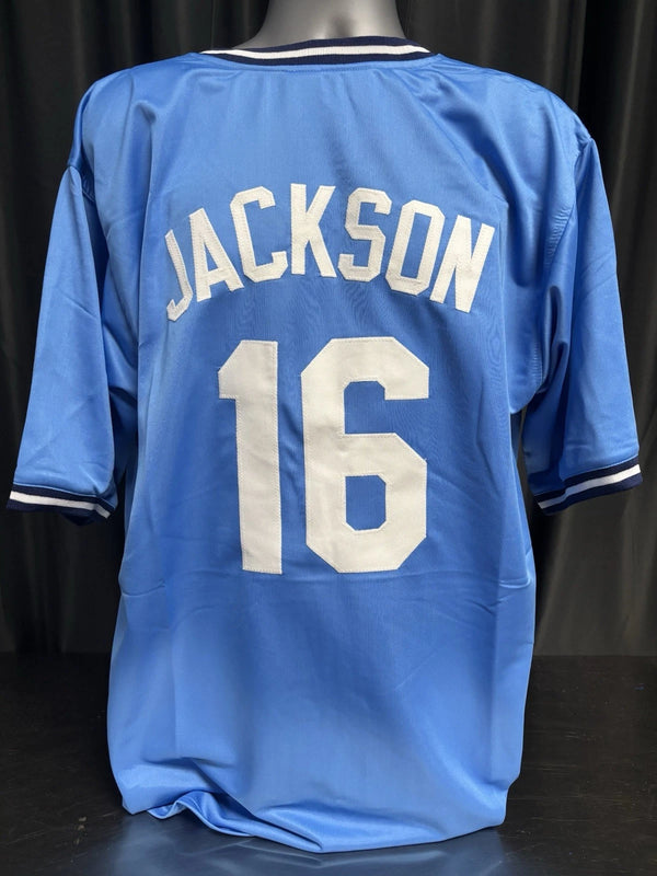 Custom Unsigned Bo Jackson Baby Blue Jersey XL