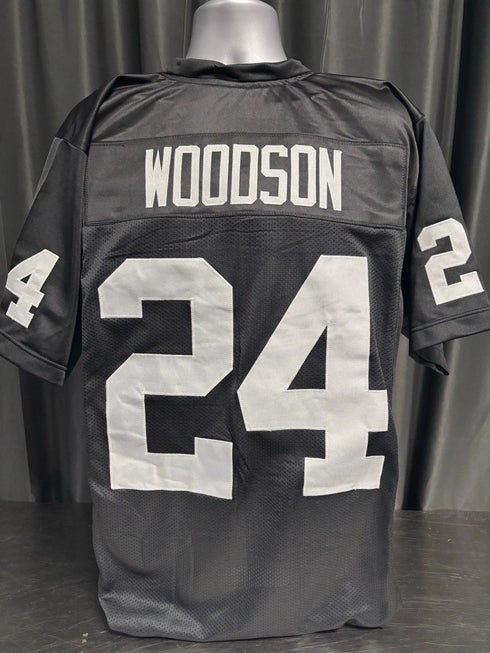 Custom Unsigned Charles Woodson Black Jersey XL