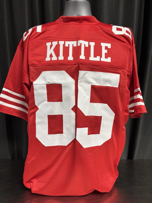 Custom Unsigned George Kittle Red Jersey XL