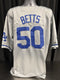 Custom Unsigned Mookie Betts Grey Jersey XL
