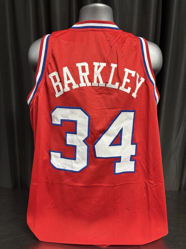 Custom Unsigned Charles Barkley Red Jersey XL