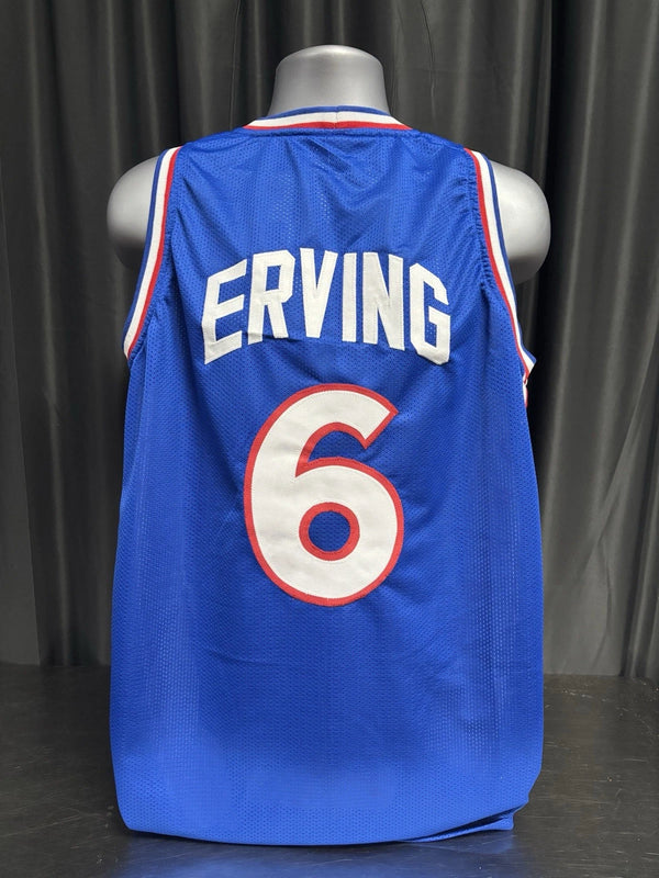 Custom Unsigned Julius Erving Blue Jersey XL