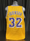 Custom Unsigned Magic Johnson Yellow Jersey XL