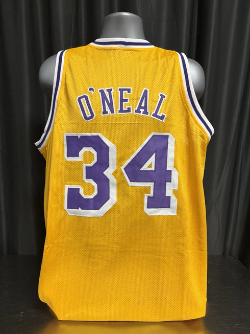 Custom Unsigned Shaquille O’Neal Yellow Jersey XL
