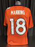 Custom Unsigned Peyton Manning Orange Jersey XL
