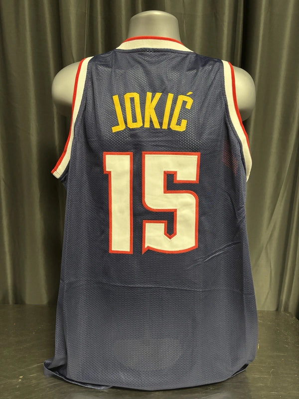Custom Unsigned Nikola Jokic Navy Jersey XL