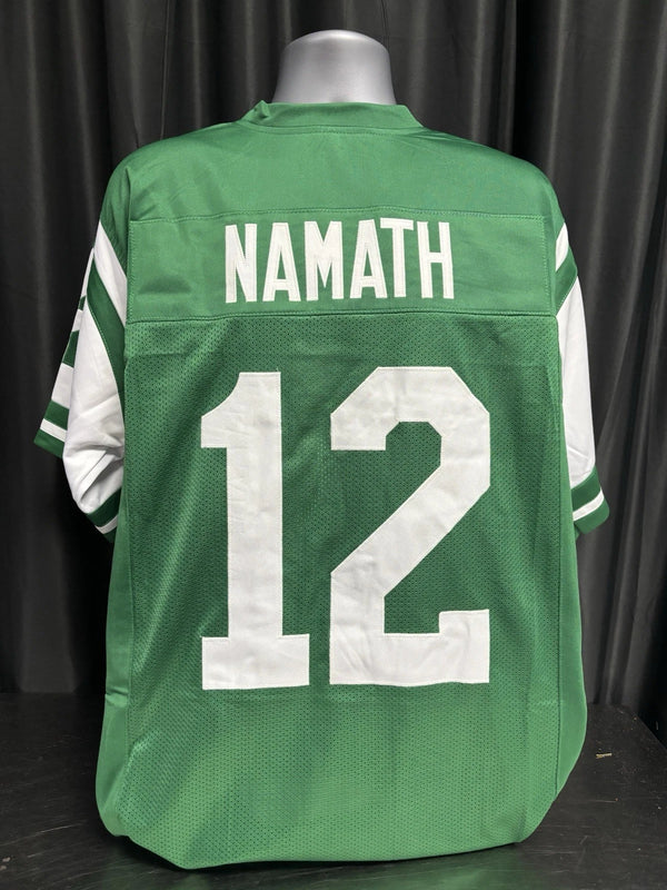 Custom Unsigned Joe Namath Green Jersey XL