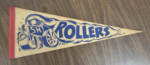 Vintage Steelton High Rollers Pennant