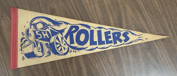 Vintage Steelton High Rollers Pennant