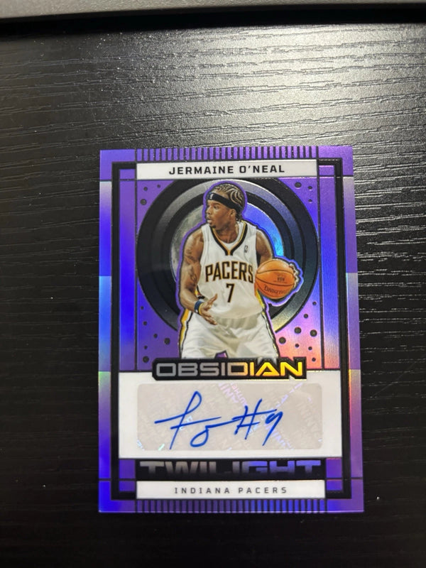 2024 Panini Obsidian Basketball Twilight Jermaine O’Neal Auto /99