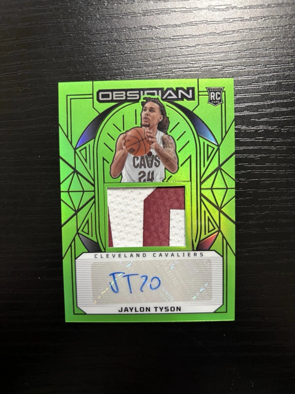 2024 Panini Obsidian Basketball Jaylon Tyson Rpa /25