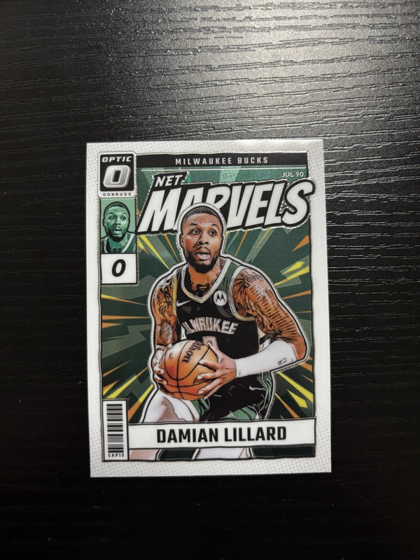 2024 Donruss Optic Basketball Net Marvels Damian Lillard Base