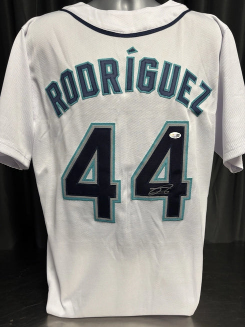 Seattle Mariners Julio Rodriguez Signed White Jersey JSA