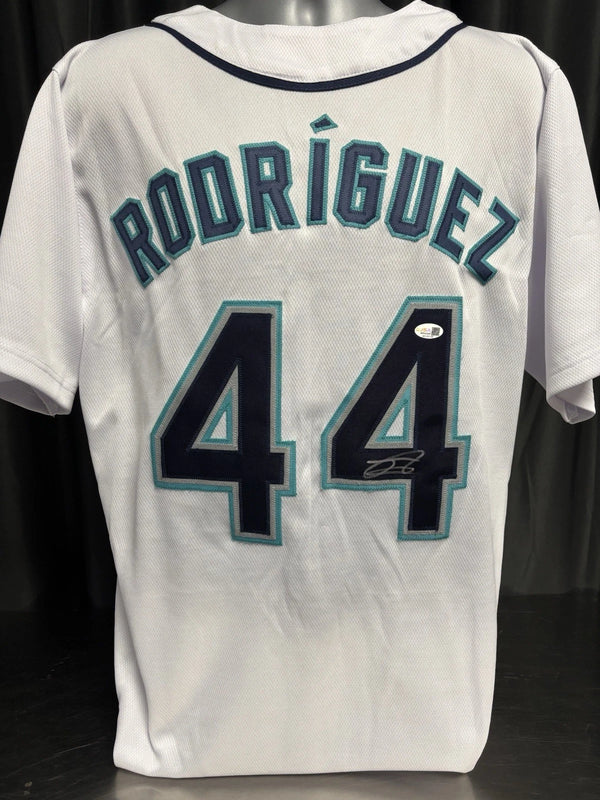 Seattle Mariners Julio Rodriguez Signed White Jersey JSA