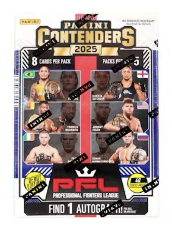 2025 Panini Contenders Professional Fighters League PFL 5-Pack Blaster Box