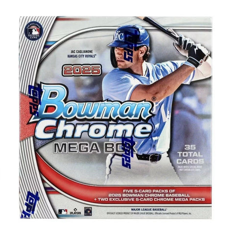 2025 Bowman Chrome Baseball Mega Box