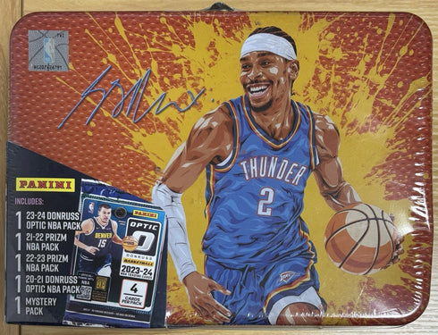 2024 Panini Shai Gilgeous Alexander 5 Pack Lunchbox Value Tin Sealed