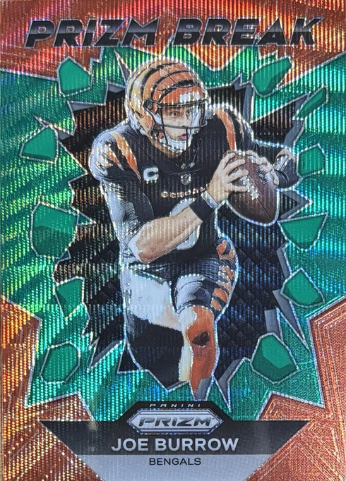 2023 Prizm Joe Burrow Cincinnati Bengals Prizm Break #PB-1