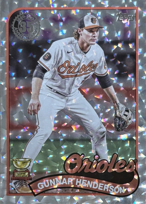 2024 Topps 35th Anniversary Gunnar Henderson Baltimore Orioles Foul #89B2-10