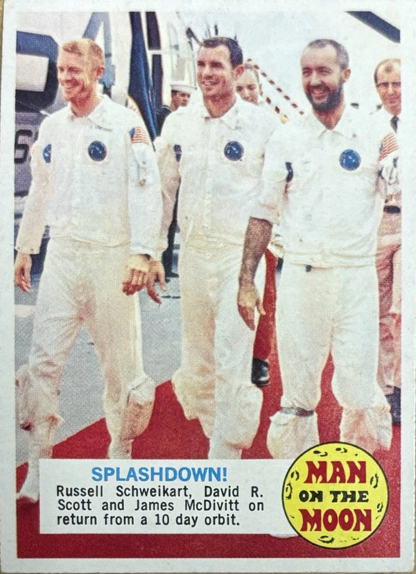 1969 Topps Man On The Moon Splashdown! #49B