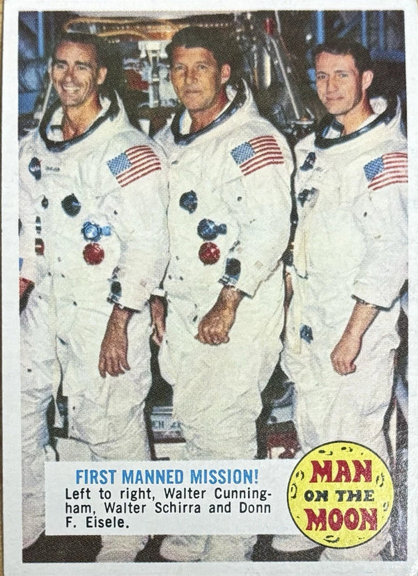 1969 Topps Man On The Moon First Manned Mission! #38B