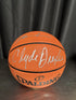 Houston Rockets Hakeem Olajuwon Clyde Drexler Signed Spalding Basketball JSA