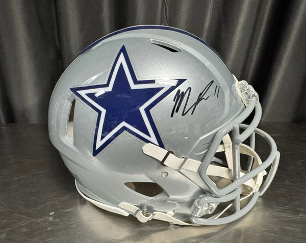 Dallas Cowboys Micah Parsons Signed Authentic Full Size Helmet JSA