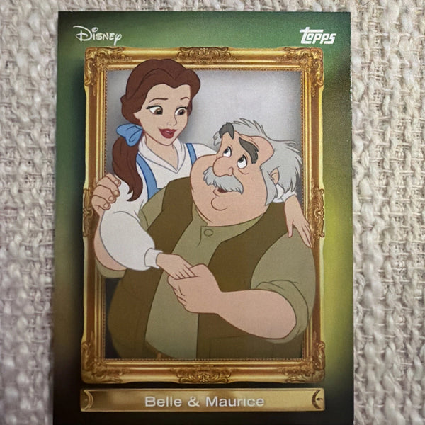 Belle & Maurice Beauty and the Beast Disney NEON 2026 Topps #FF-13