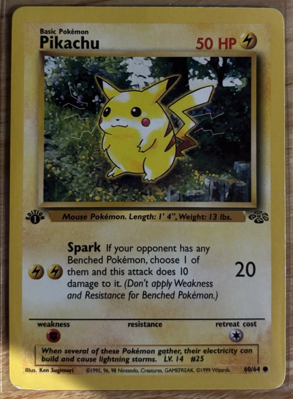 Pikachu jungle 1st edition