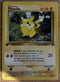 Pikachu jungle 1st edition