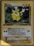 Pikachu jungle 1st edition