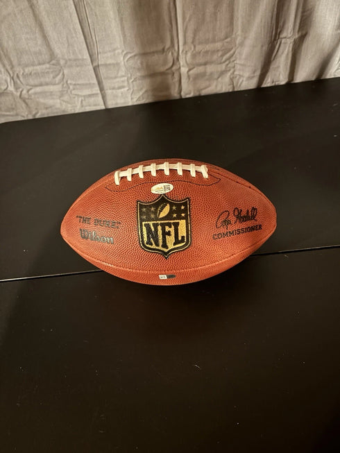 DJ Moore Nahshon Wright Signed Football JSA COA
