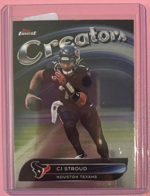 2025 Topps Finest C.J. Stroud Creators Insert #CH-12 Houston Texans