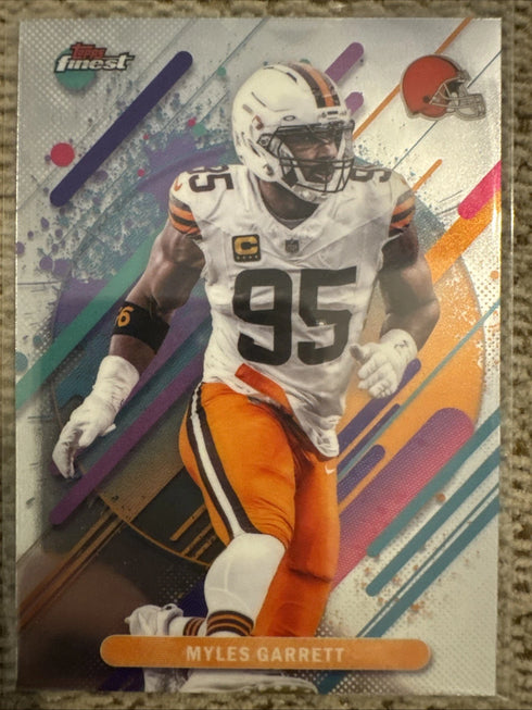 2025 Topps Finest - Myles Garrett #279 RARE - Cleveland Browns