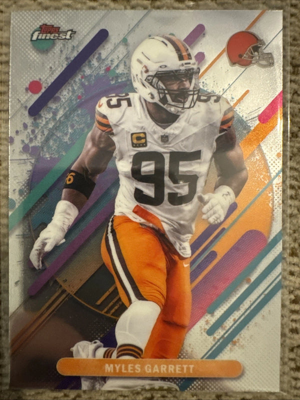 2025 Topps Finest - Myles Garrett #279 RARE - Cleveland Browns