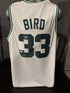 Boston Celtics Larry Bird Signed White Jersey JSA COA