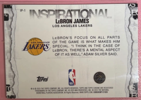 2025-26 Topps Chrome - Inspirational LeBron James #IP-1