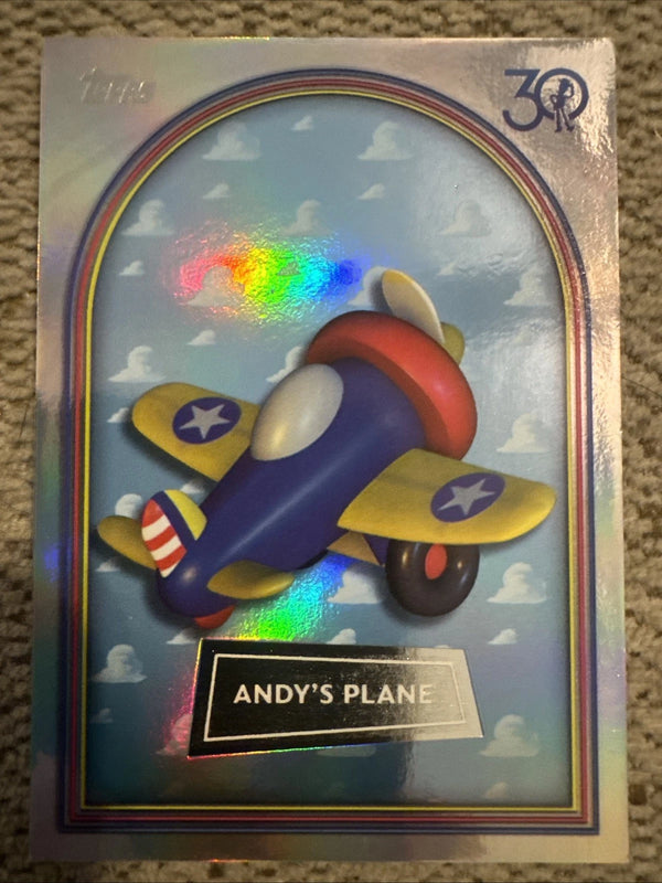 2025 Topps 30 Years Of Toy Story - Andy’s Plane #45 Refractor