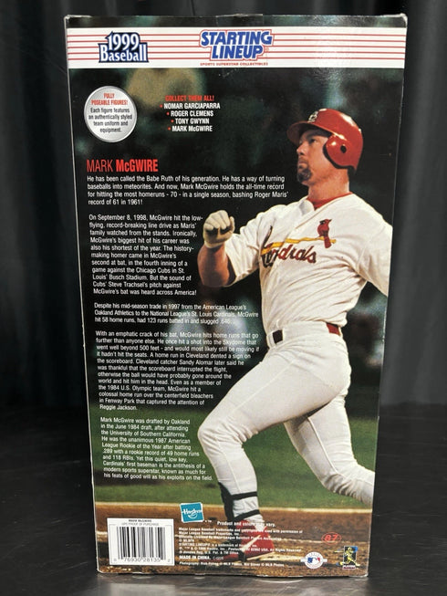 Mark McGwire 1999 Starting Lineup 12” St. Louis Cardinals Figure In Box