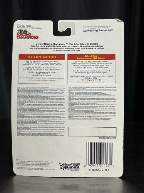 NASCAR Mark Martin 1998 Racing Champions 50th Anniversary 1:64 Diecast Syn Power