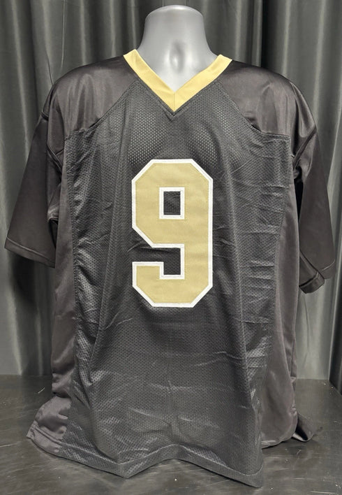 Custom Unsigned Drew Brees Black Jersey XL