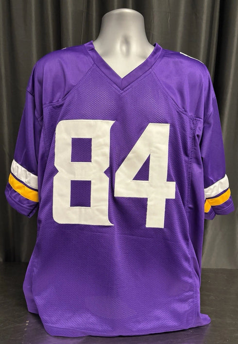 Custom Unsigned Randy Moss Purple Jersey XL