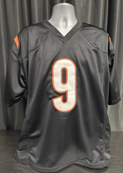 Custom Unsigned Joe Burrow Black Jersey XL