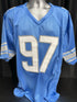 Custom Unsigned Aiden Hutchinson Blue Jersey XL