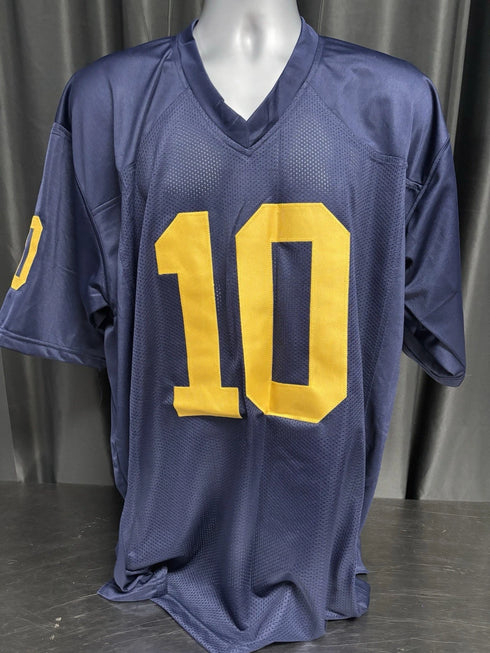 Share Custom Unsigned Tom Brady Navy Jersey XL