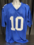 Custom Unsigned Eli Manning Blue Jersey XL