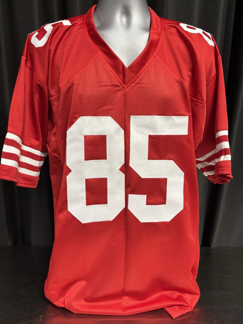 Custom Unsigned George Kittle Red Jersey XL
