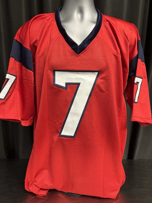 Custom Unsigned CJ Stroud Red Jersey XL