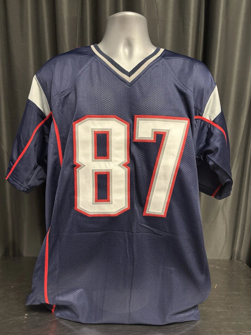 Custom Unsigned Rob Gronkowski Navy Jersey XL