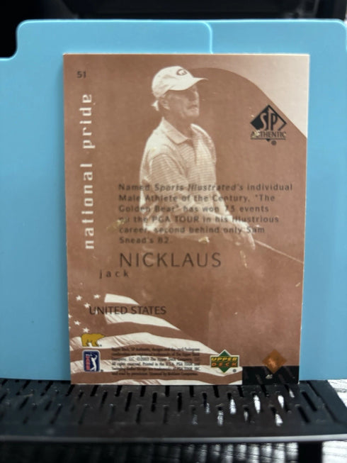 2003 SP Authentic - National Pride Jack Nicklaus #51